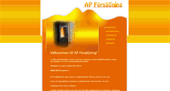 Desktop Screenshot of apforsaljning.com