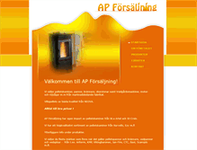 Tablet Screenshot of apforsaljning.com